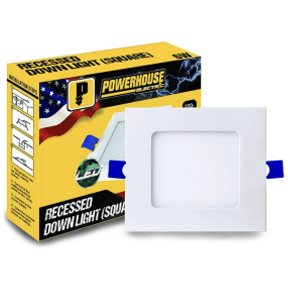 Powerhouse Electric Led Recessed Downlight Square Warm White - KHM Megatools Corp. Powerhouse Electric Led Recessed Downlight Square Warm White - KHM Megatools Corp.